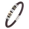 Bracelet All Blacks bijoux Homme acier et cuir 682346