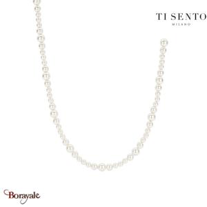 Collier TI Sento Perles coquillage femme 34094PW/42