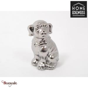 Chien Home Edelweiss Victor Décoration : Chien Assis DR323