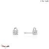 Under Lock & Key, Boucles d'oreilles Argent plaqué rhodium  ANIA-HAIE E032-03H