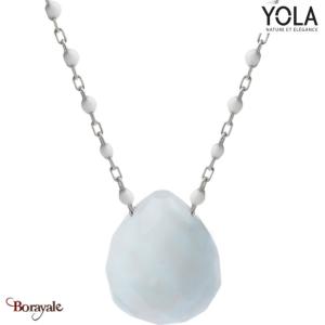 Collier Géode de pierre de lune Collection Nature et élégance YOLA NATURE