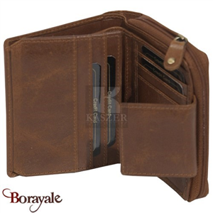Porte monnaie KASZER collection Oregon Marron naturel 513804-MC6
