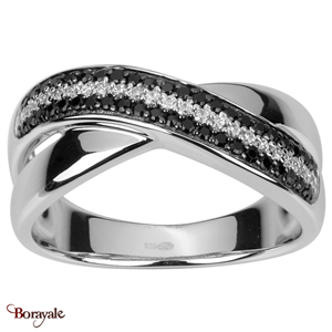 Bague, Gemstar Brand Femme, collection Borayale argent 925