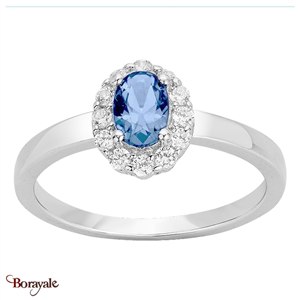 Bague, Gemstar Brand Femme, collection Borayale argent 925