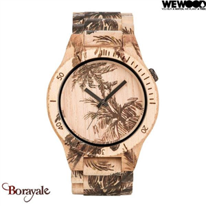 Montre en bois WEWOOD ALLIUM Palm Beige 70351-220