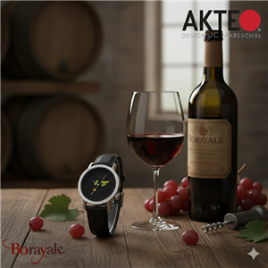 Montre AKTEO Profession Œnologie 42 mm argent ronde PGo04