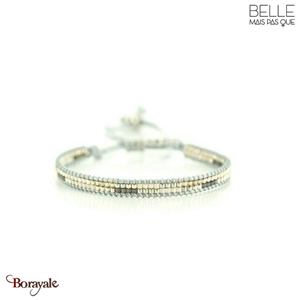 Bracelet Belle mais pas que, Ultimate Silver, Perles de miyuki argentées