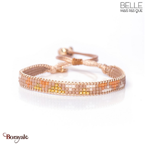 Bracelet -Belle mais pas que- collection Peach Nougat B-1952-NOUGA