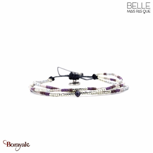 Bracelet Belle mais pas que, Collection: Violette de parme B-2039-PARM