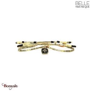 Bracelet Belle mais pas que, Collection: Precious Black B-2076-PB