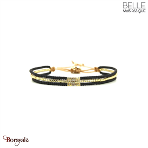 Bracelet Belle mais pas que, Collection: Precious Black B-2308-PB