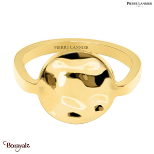 Bague Pierre Lannier Echo acier doré sans nickel BJ10A3204
