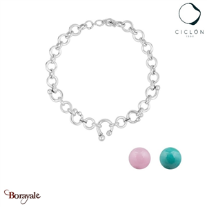 Collier Ciclon 1998 Ecleptica métal plaqué argent 925° CI221800-01