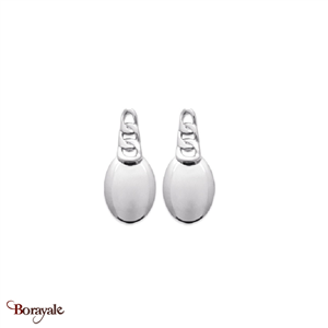 Boucles d'oreilles argent 925° rhodié Borayale Collection CN7586300