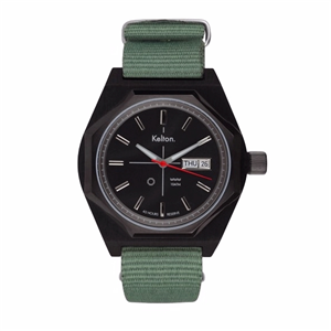 Montre KELTON Octogone Titane Nato Kaki automatique Homme 9124282