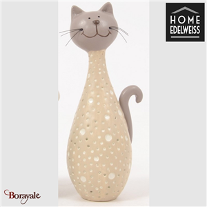 Chat noisette Home Edelweiss collection : Senses 19 cm