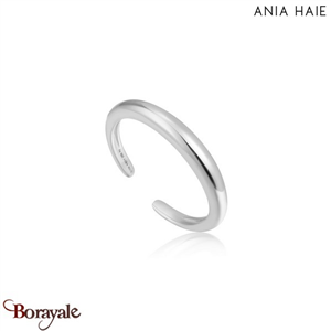 Bague Ania Haie Luxe Minimalism argent 925° plaqué rhodium de haute qualité R024