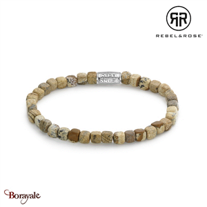 Bracelet Rebel & Rose Collection : Roll the dice - Woodstock Taille M RR-40077-S