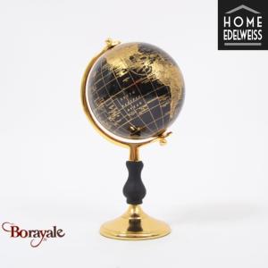 Map Monde Philéas 33 cm Noir et Or - Home Edelweiss JD834