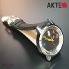 Montre AKTEO Art - Atelier Hot couture ronde 38 mm argent AAt03-N