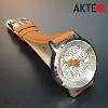 Montre AKTEO Art - Musique Violon Stradivarius 38 mm argent ronde AMu13