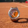 Montre AKTEO Sport Tennis terre battue  38 mm argent ronde SIn26