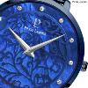 Montre PIERRE LANNIER Collection EOLIA bleu milanais Femme