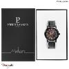 Montre PIERRE LANNIER Collection AUTOMATIQUE noir cuir  Homme