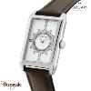Montre Homme Orlam Epoque cadran blanc bracelet cuir marron étanche 5 ATM ORSSLE