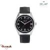 Montre Homme Orlam Pulse cadran noir bracelet cuir noir étanche 10 ATM ORSSLPU00