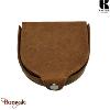 Porte monnaie crapaud KASZER collection Oregon Marron naturel 581004-MC6