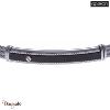 Bracelet Apollon 3 câbles  acier et plaque noire Homme  HA-347