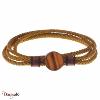 Bracelet Œil de tigre, Collection: Corde Marron APOLLON