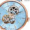 Montre PIERRE LANNIER Collection MELODIE doré rose cuir automatique Femme