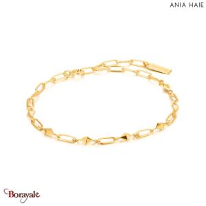 Spike it Up, Bracelet Argent plaqué Or 14 carats ANIA-HAIE B025-02G
