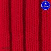 Bonnet + 3 pompons Kir Royal rouge avec polaire Cabaïa 50% acrylique 50% wool