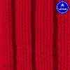Bonnet + 3 pompons Kir Royal rouge avec polaire Cabaïa 50% acrylique 50% wool