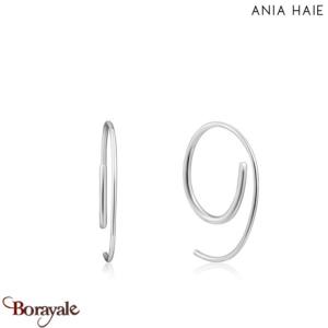 Ear We Go, Boucles d'oreilles Argent plaqué rhodium  ANIA-HAIE E023-08H