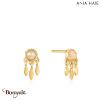 Boucles d'oreilles Ania Haie Midnight Fever Labradorite plaqué or 14 carats sur