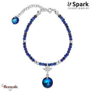 Bracelet SPARK Silver Jewelry : Fino - Bleu bermude