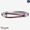 Bracelet Tom Hope Hybrid 3, Silver-Carmin: Taille M