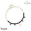 Bracelet TESSERA Pierre Lannier BJ27A1231 acier poli de couleur or