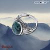 Chevalière Apollon argent et Turquoise Homme  HH108-58