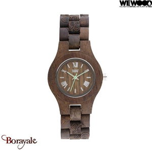 Montre Wewood Modèle CRISS Montre en bois WeWOOD CRISS Indian choco rough 70210-