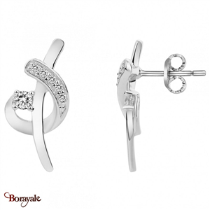 Boucles d'oreilles, Gemstar Brand Femme, collection Borayale argent 925