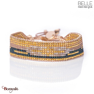 Bracelet Belle mais pas que, Romantic Gamble, Perles de miyuki dorées à l'or fin