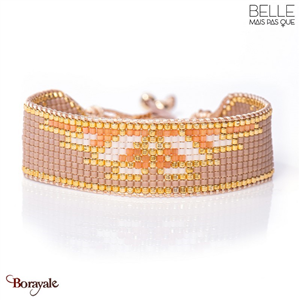 Bracelet -Belle mais pas que- collection Peach Nougat B-1794-NOUGA