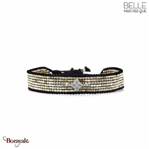 Bracelet Belle mais pas que, Collection: Velours noir B-2067-VENO