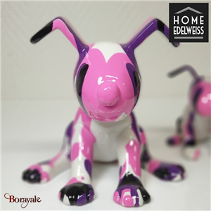 Chien Home Edelweiss  Emotion Chien assis 18 cm Emotion en On adore la déco chez