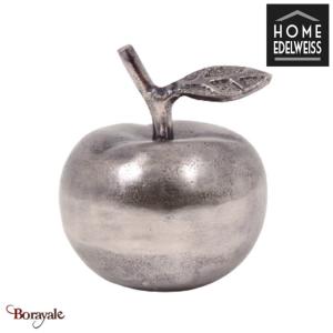 Pomme Home Edelweiss Astrid Décoration : Pomme argent antique JB235